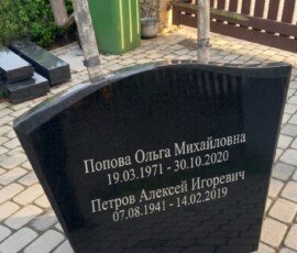melns kapu piemineklis izgatavošana